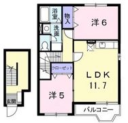グリーンパレスAの間取り画像