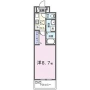 エスポワール鶴江 Cの間取り画像
