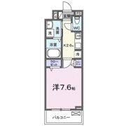 エスポワール鶴江 Cの間取り画像