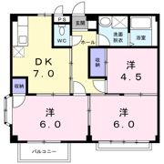 エリール若月の間取り画像