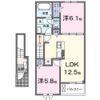 アジュガ・Ⅰの間取り画像
