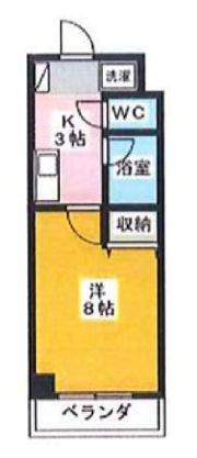 ヴィラ恵飛須の間取り画像