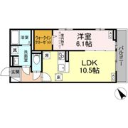 DーROOM連坊の間取り画像