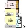 DーROOM連坊の間取り画像