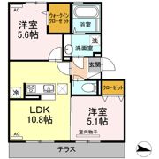 D・プレヴェイルⅡの間取り画像