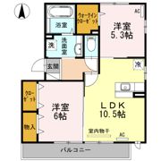 ラヴィーダ A棟の間取り画像