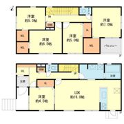 筑紫戸建の間取り画像