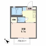 コーポ八幡の間取り画像