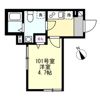 ベイルーム川崎渡田の間取り画像