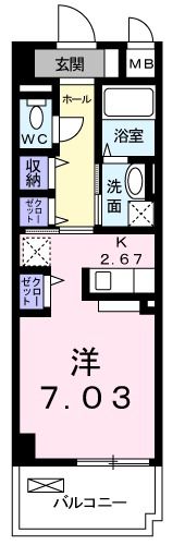 クラール和光の間取り画像