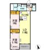 DーROOM小田原8丁目Ⅱの間取り画像