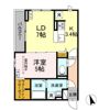 DーROOM小田原8丁目Ⅱの間取り画像