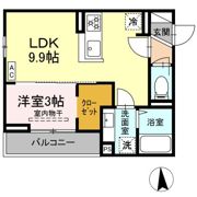 プランタン若里Vの間取り画像
