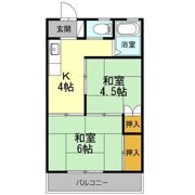 ビラシャングリラの間取り画像
