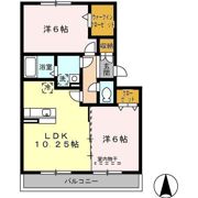 グラス ツイン Aの間取り画像