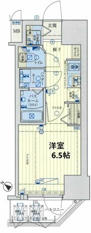 スワンズシティ神戸ウエストの間取り画像