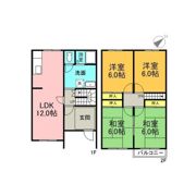 タウンハウスはやまの間取り画像