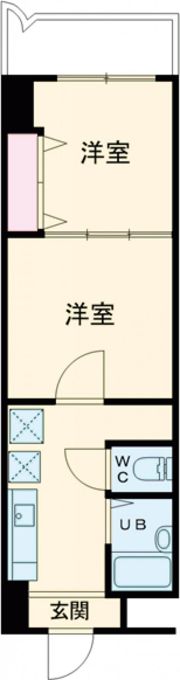 ギャラン南小倉の間取り画像