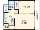 フルールブローニュの間取り画像