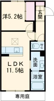 Carrefour菊陽の間取り画像