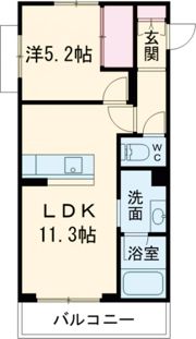 Carrefour菊陽の間取り画像