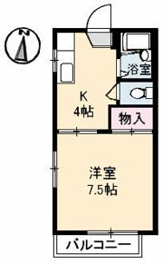 フレグランスセトミ B棟の間取り画像