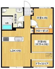 CAT BOX LOFT B棟の間取り画像