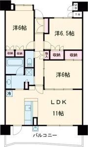パインズマンション茂原の間取り画像