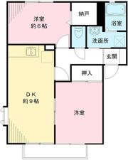 クレストコート Aの間取り画像