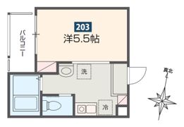 MELDIA矢部の間取り画像
