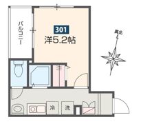 MELDIA矢部の間取り画像