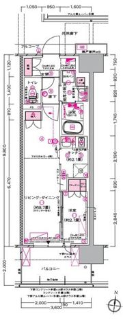 プラウド川越の間取り画像