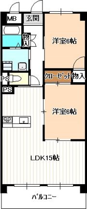 ドミール栄の間取り画像