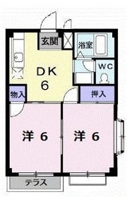 北本ハイツの間取り画像