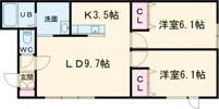 milkの間取り画像