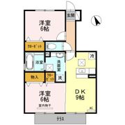 D-room松江東の間取り画像