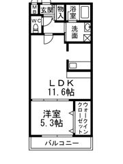 フジパレス トゥインクルの間取り画像