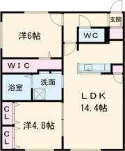 エスタシオン千歳の間取り画像