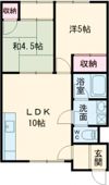 バルビゾン湯川の間取り画像