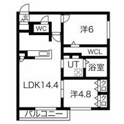 エスタシオン千歳の間取り画像