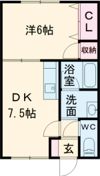 コーポ吉川の間取り画像