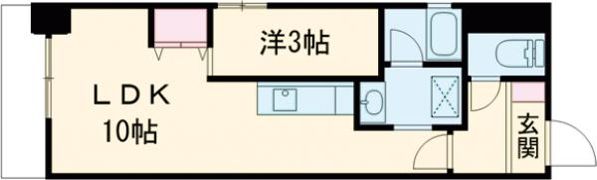 エオナス浜田の間取り画像