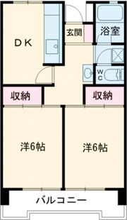 鹿島マンションの間取り画像