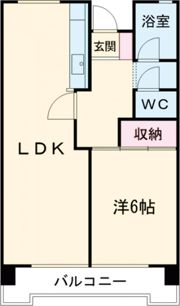 鹿島マンションの間取り画像