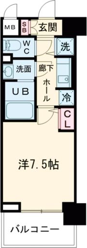 サムティ神戸BENIRの間取り画像