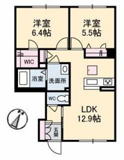 シャーメゾン中府の間取り画像