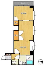 コンフォート岩川の間取り画像