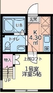 ココペリ北里の間取り画像