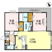 パサログランデ浜寺諏訪森Ⅱの間取り画像