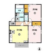 コーポ チェリッシュ Aの間取り画像